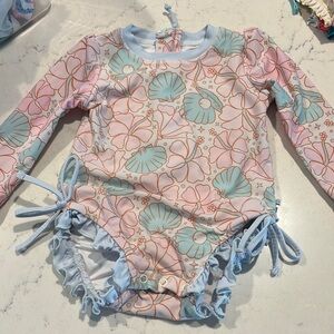 Kids Swimwear with Floral Design